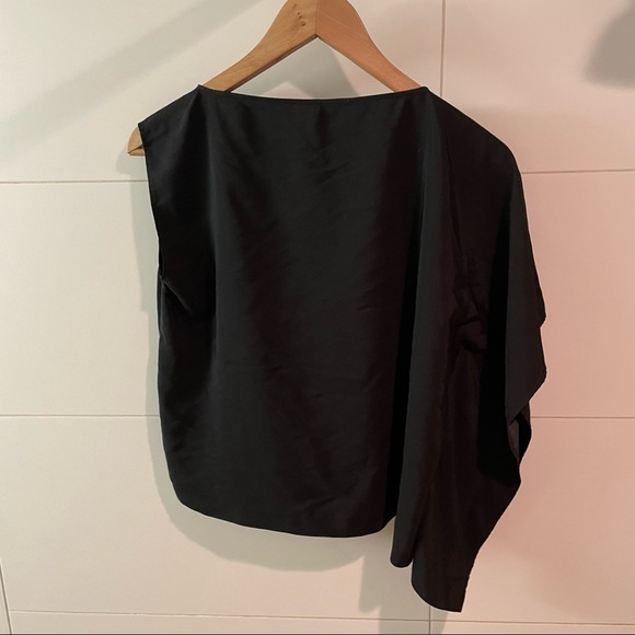 Zero + Maria Cornejo asymmetrical black top, Size 2 - Picture 4 of 5
